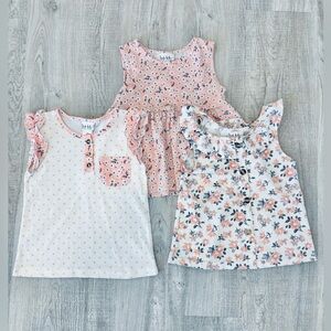 Nicole Miller Girls Floral Tank Top Set Size 6X